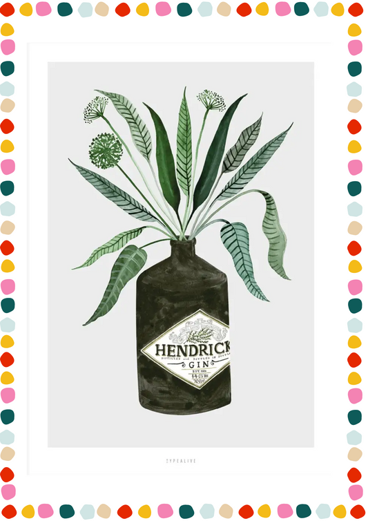 Hanging print - Urban Gin Hendrick's n.2